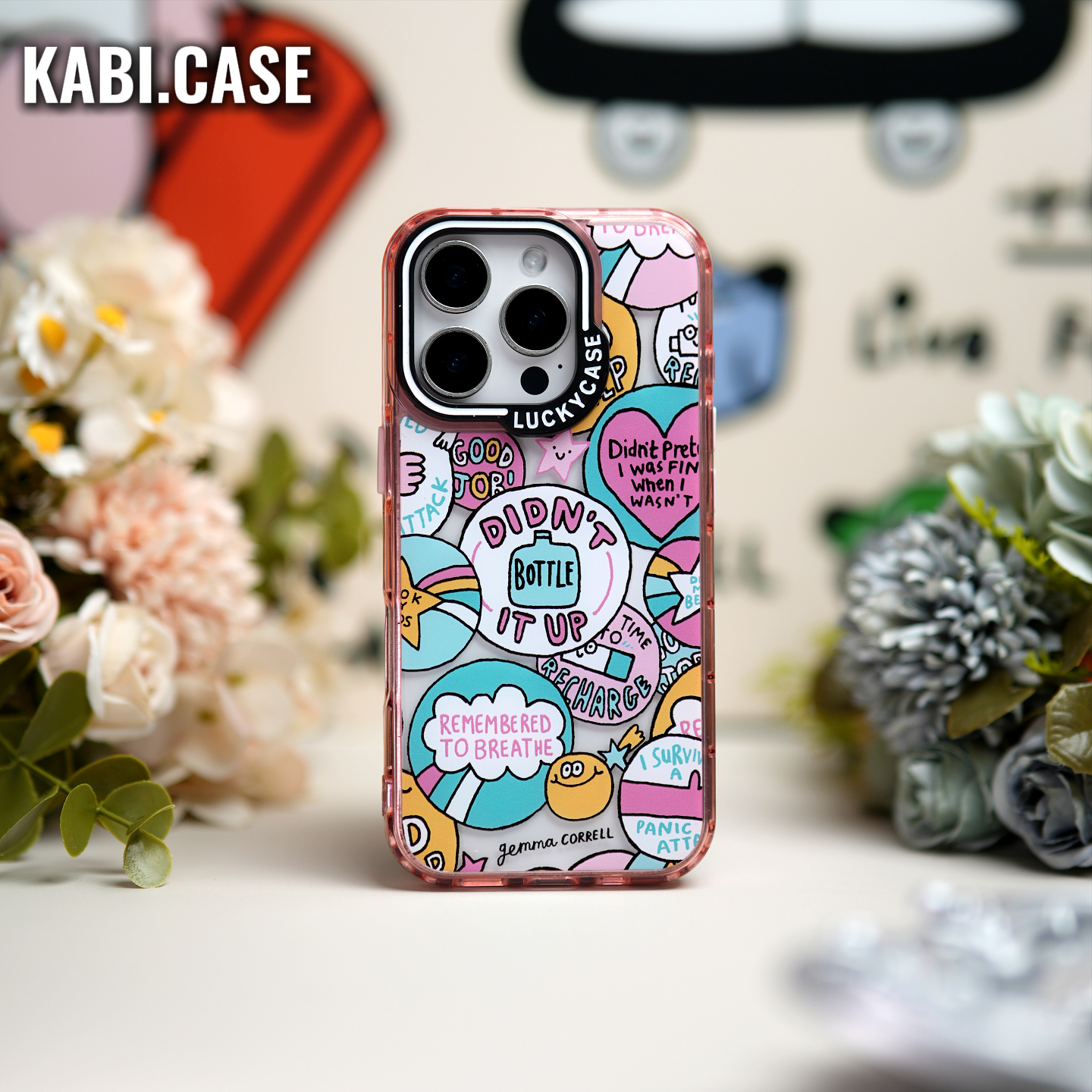 关爱自己高透亚克力iPhone16/15/14/13promax适用苹果手机壳15P