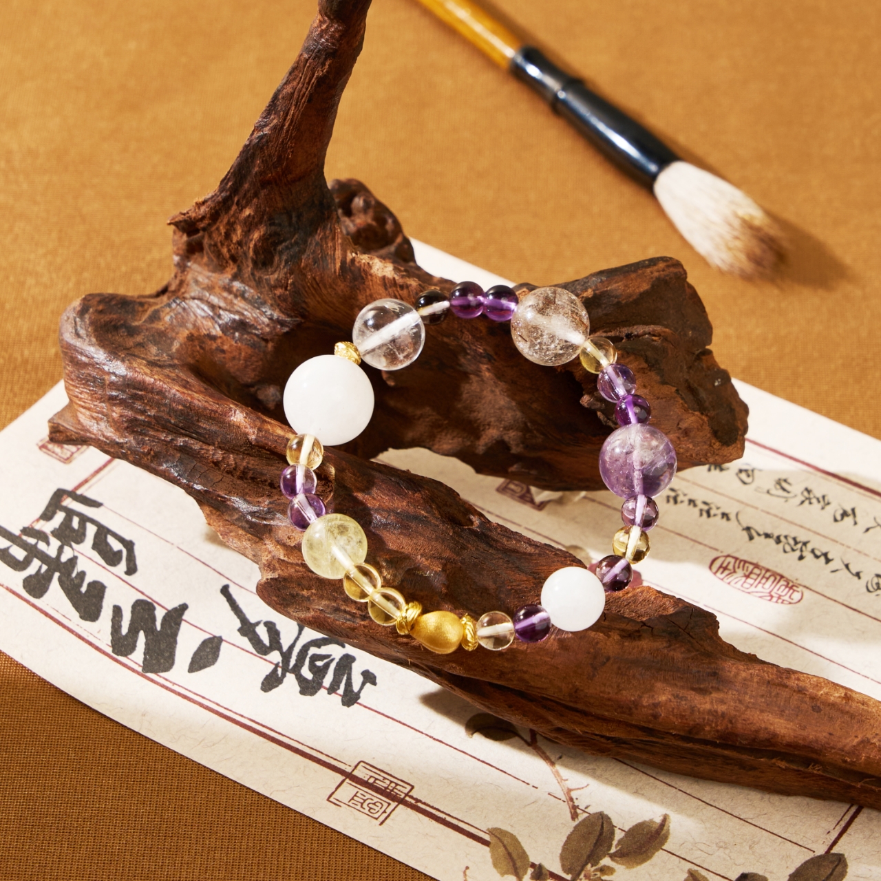 【星玉津】天然乌拉圭玻利维亚紫水晶手串