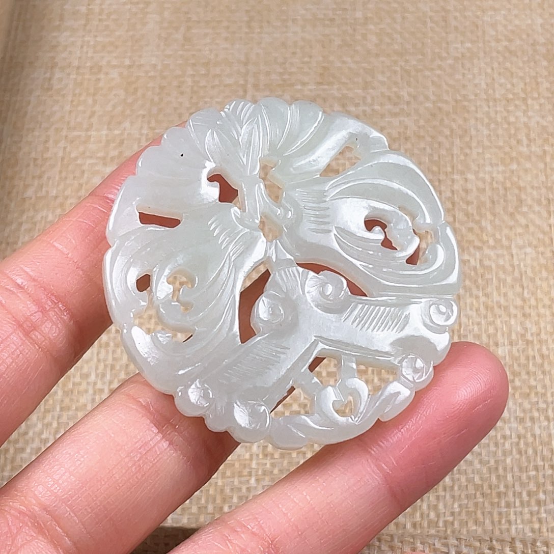 和田玉（糖玉）颈饰未镶嵌