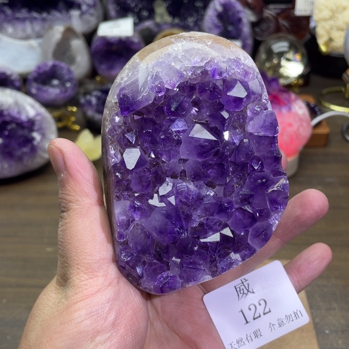 水晶未镶嵌珠宝半成品