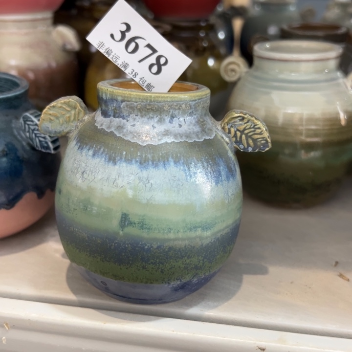 活动价30包邮景德镇手工花盆