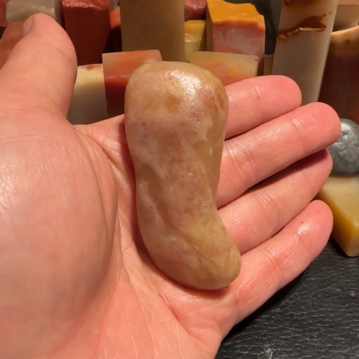 老挝石田黄原石，