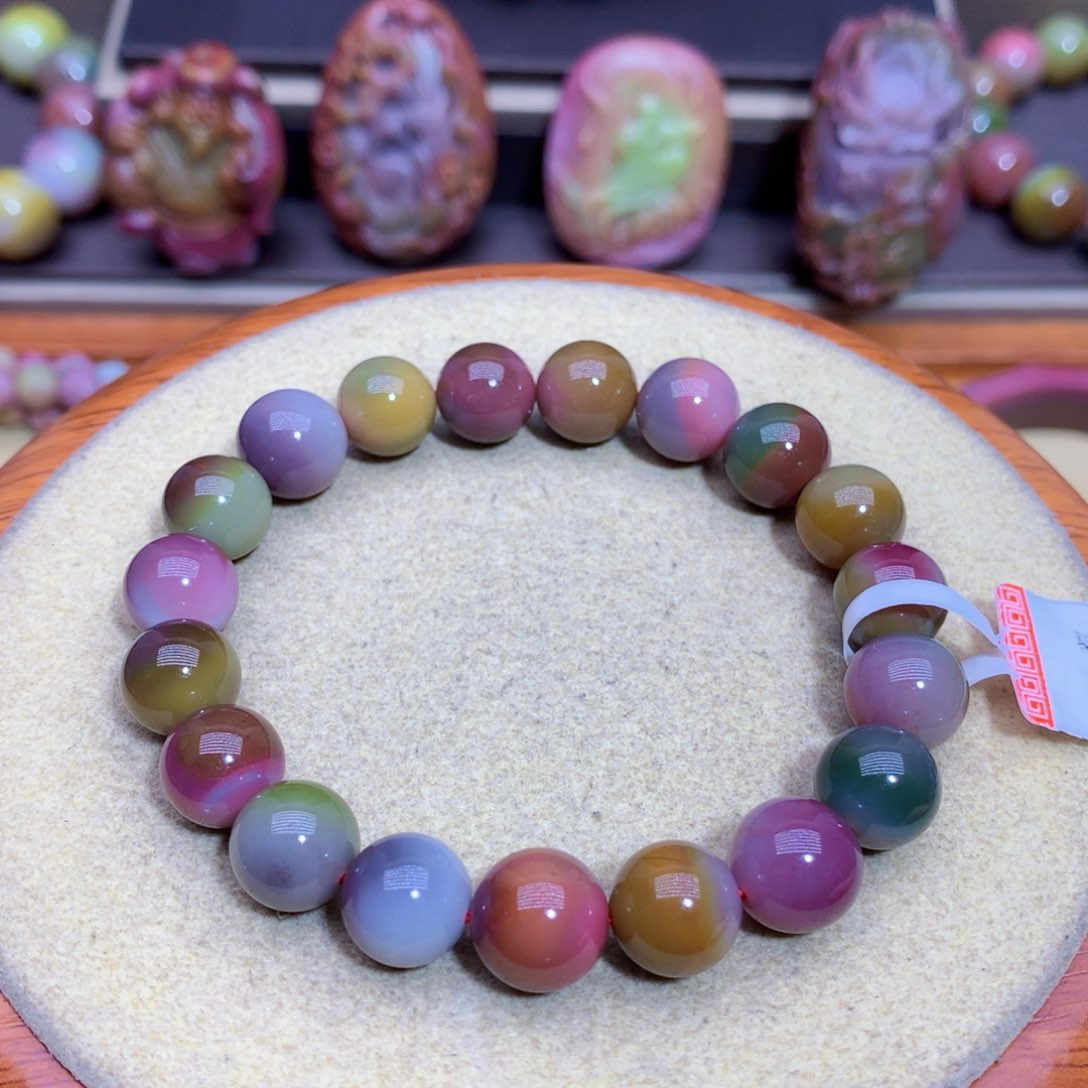 玛瑙手链未镶嵌盐源