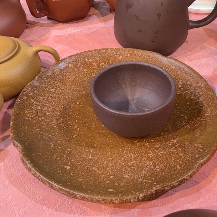 茶壶紫砂天青杯子