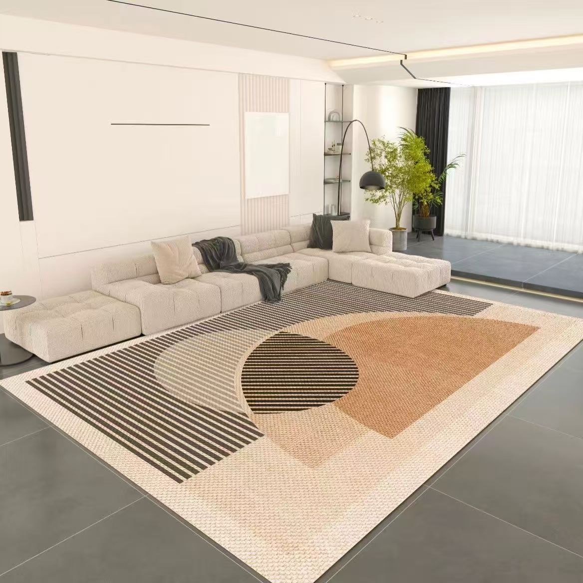 客厅茶几地毯-多尼尔绒防滑防潮-可机洗可手洗