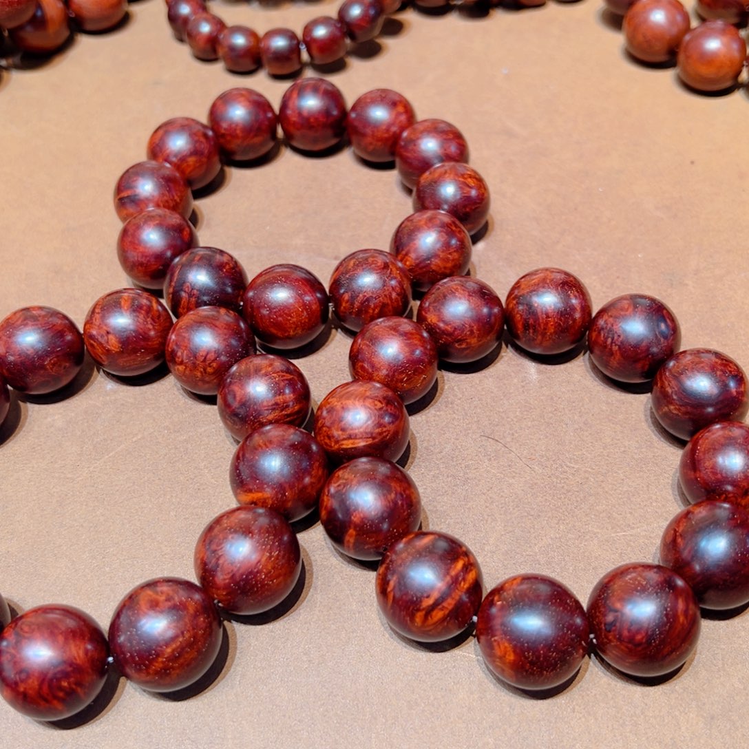 小叶紫檀手串/手链2.0爆满樱子瘤瘤疤螺旋金星