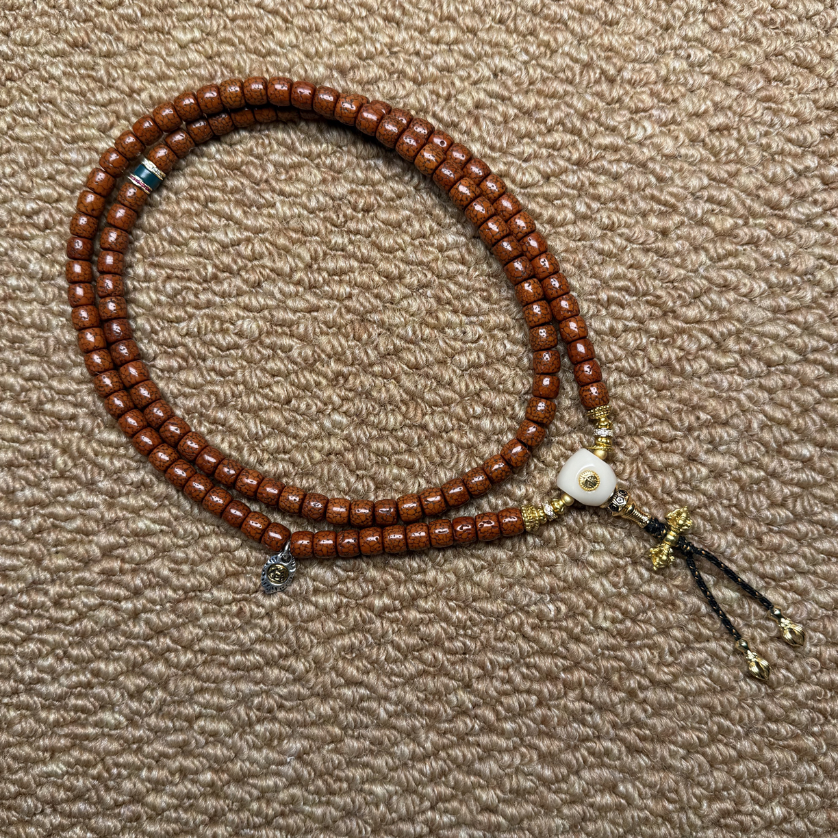 开片星月菩提小尺寸108脖挂绕手