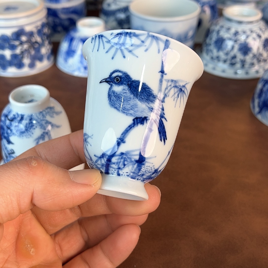 杯景德镇全手工手绘陶瓷