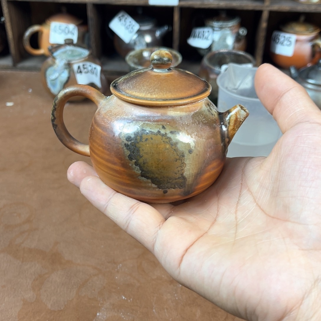 杯因****爱柴烧茶器主人壶