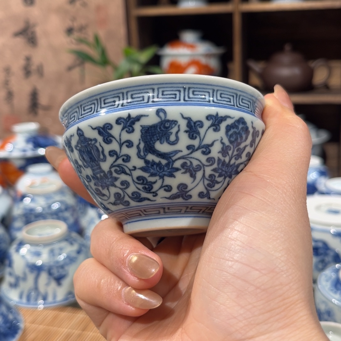 柴窑景德镇陶瓷主人杯