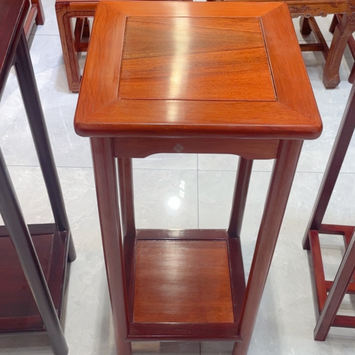 【闪购商品】花梨木类家具兰***会花架