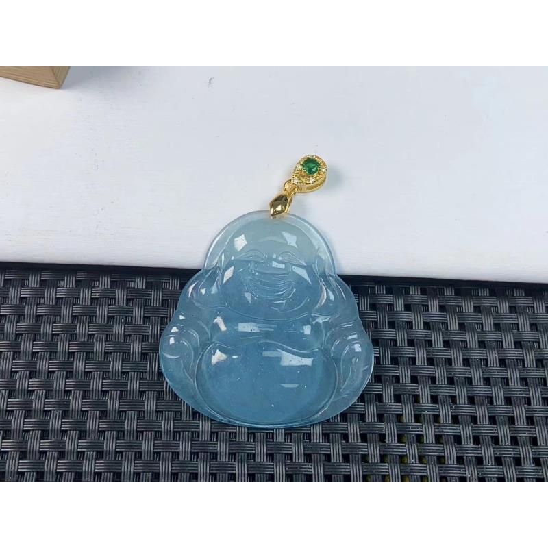 （聚宝严选）D090老蓝水大佛公吊坠精致气质妈妈款时尚精美