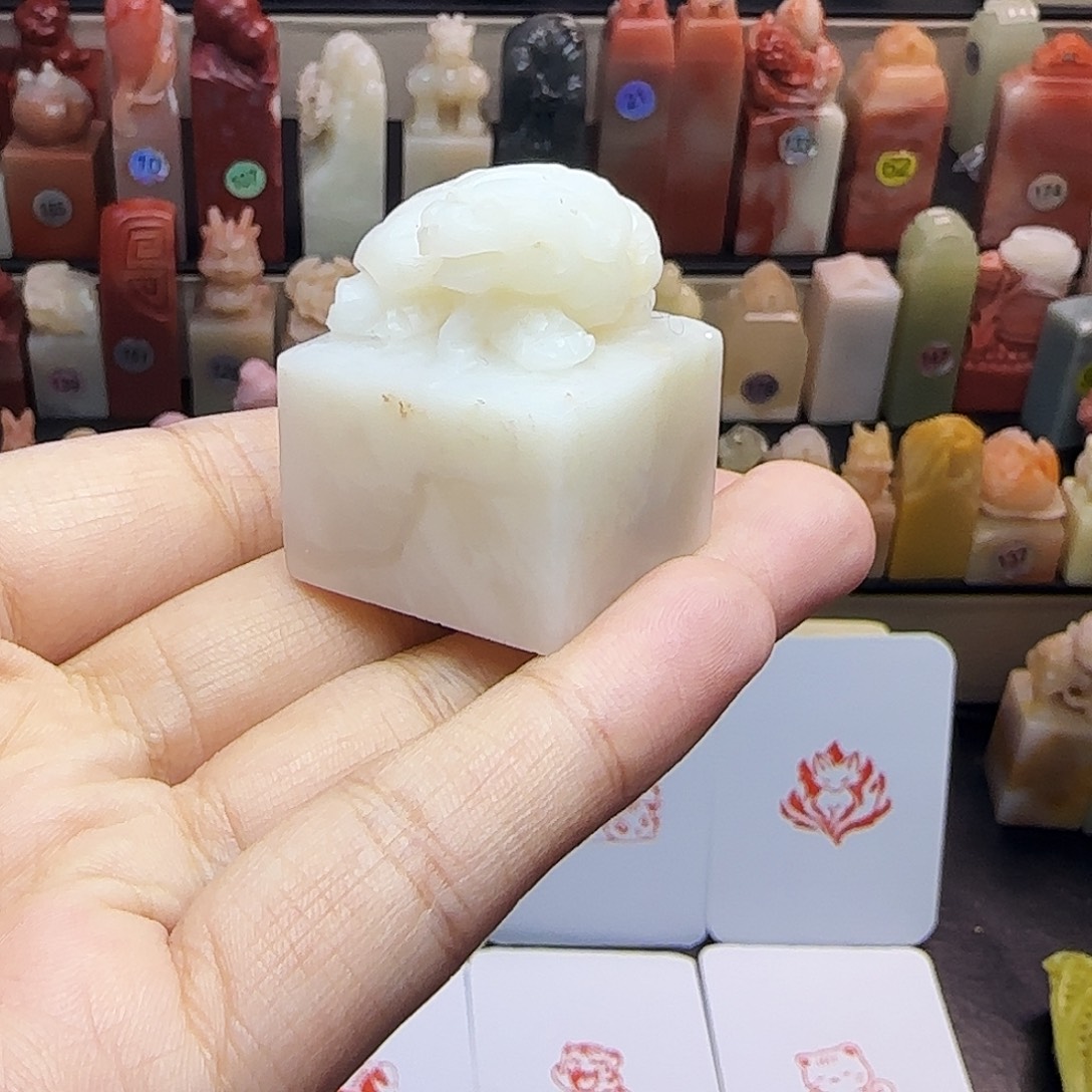 嘂***嘦印石寿山石2.7老挝貔貅 纯手工篆刻 定制