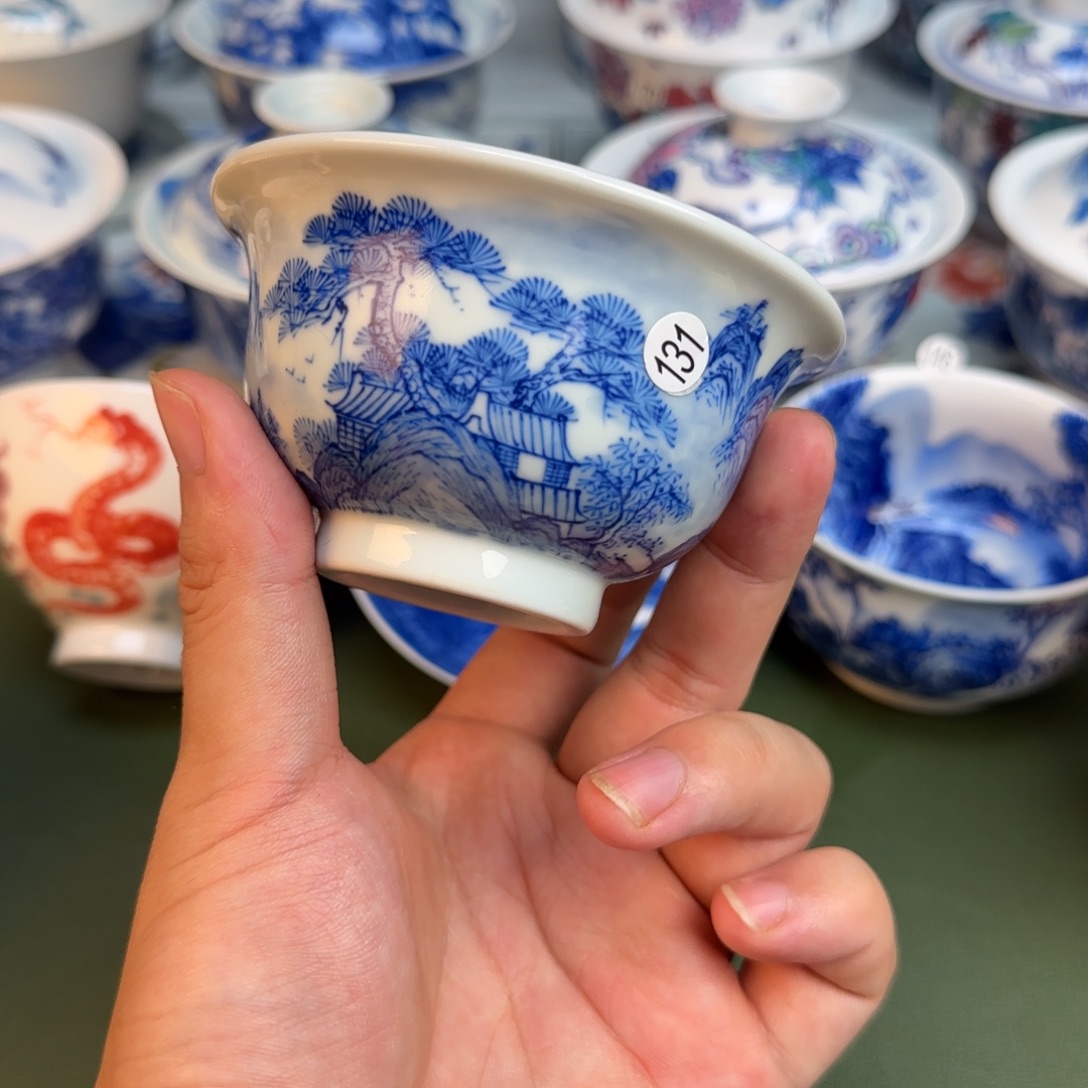 彦祖纯手工手绘茶具131