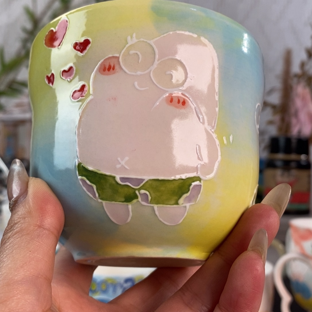 杯景德镇陶瓷创意水杯