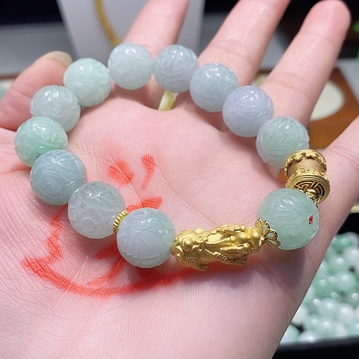 翡翠散珠锦*回纹珠子