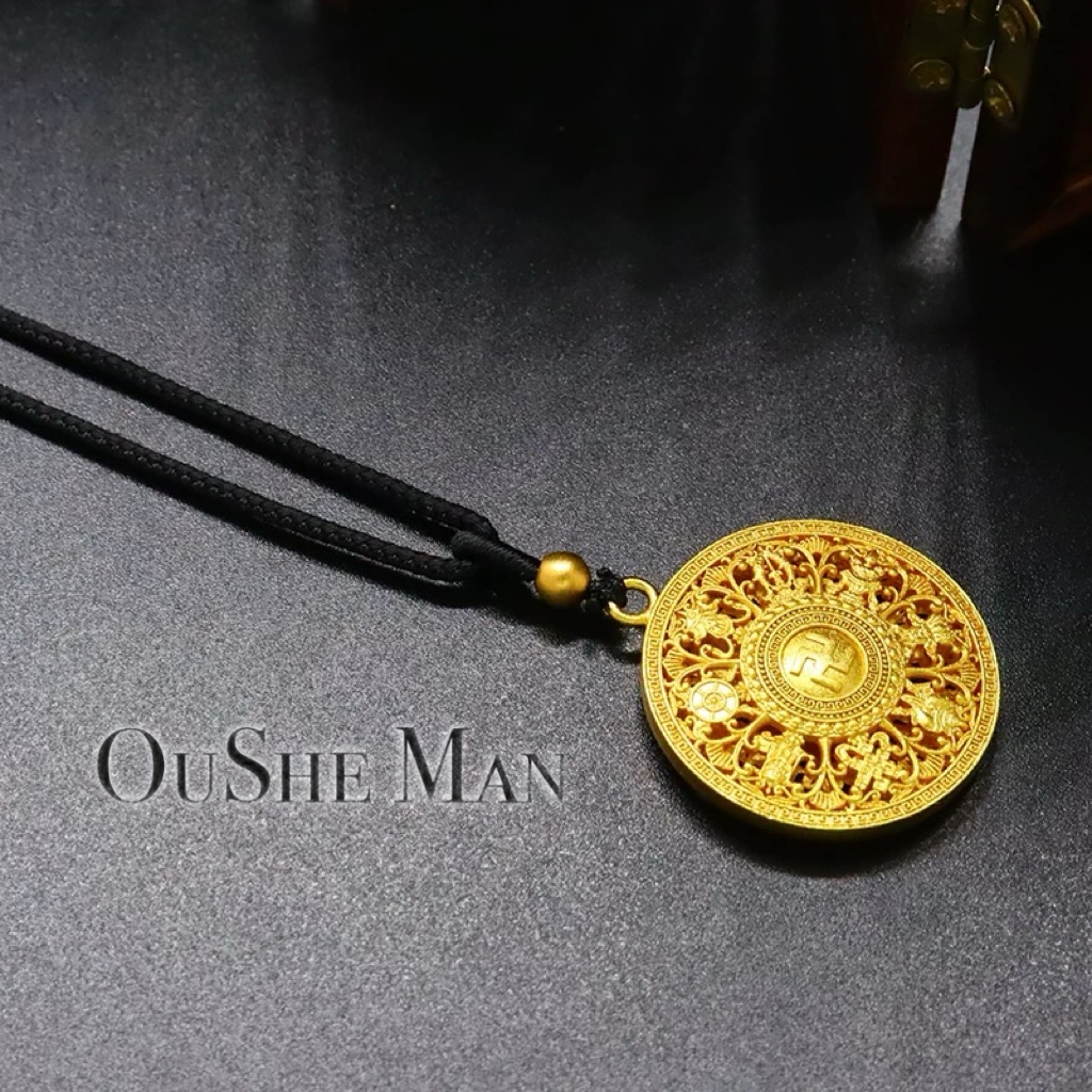 莲花八宝罗盘链条款项链 多样性发货 88223