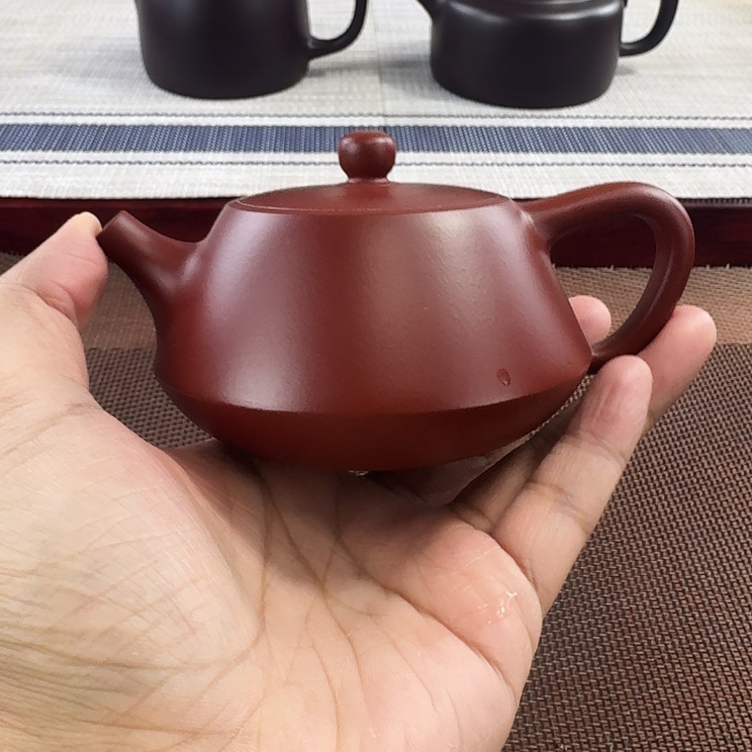 原矿朱泥柱瓢器形