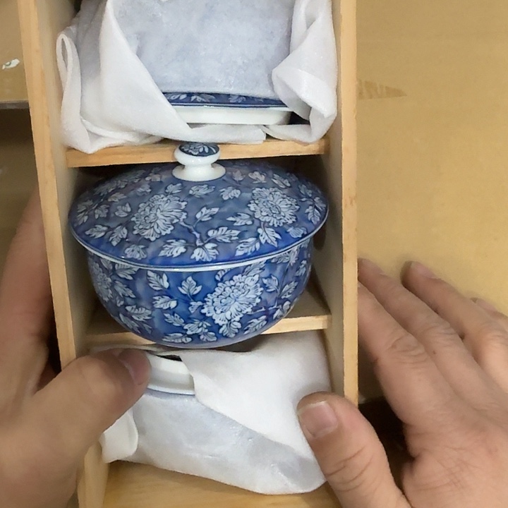 精美陶瓷茶具盒装