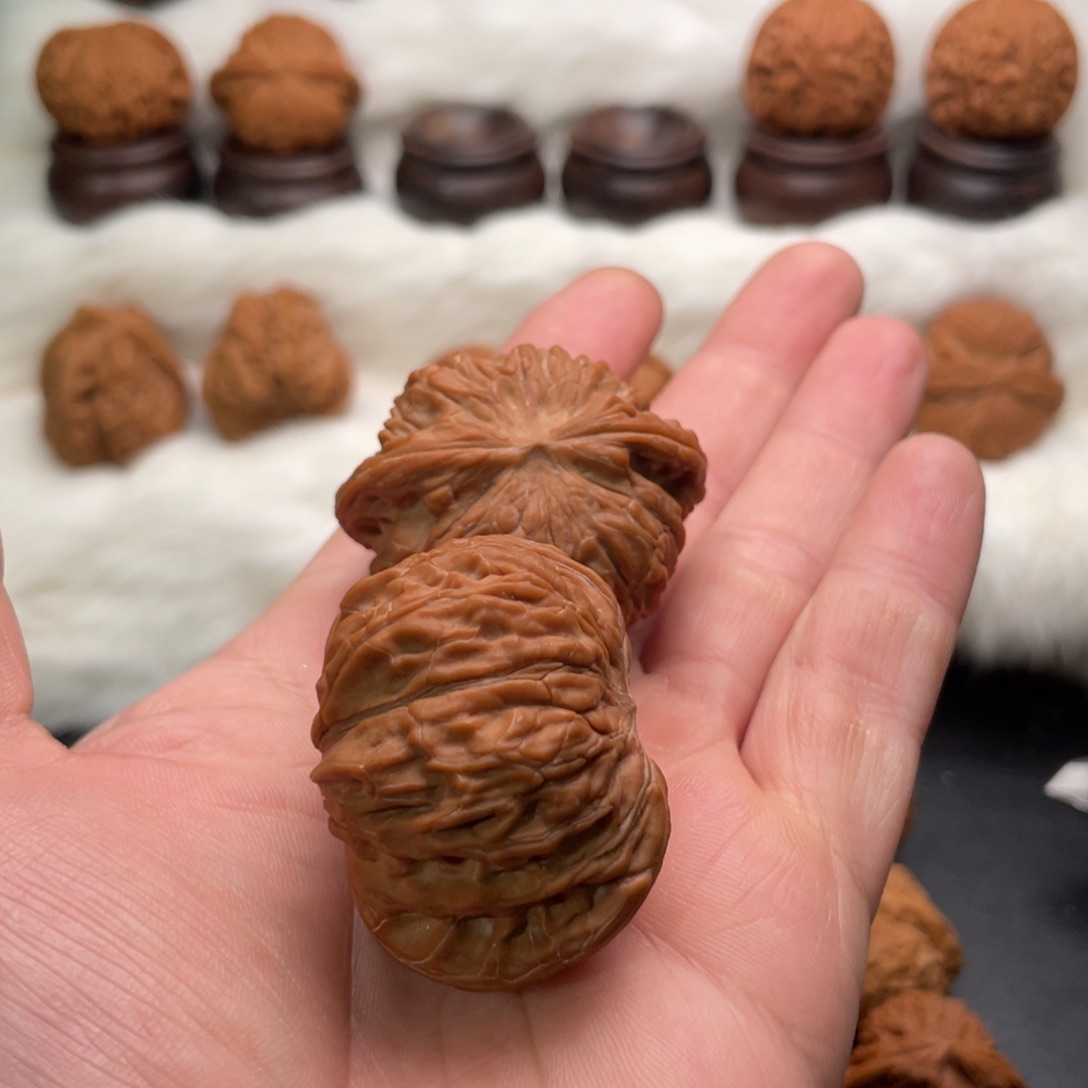 舵***！文玩核桃吊坠南疆