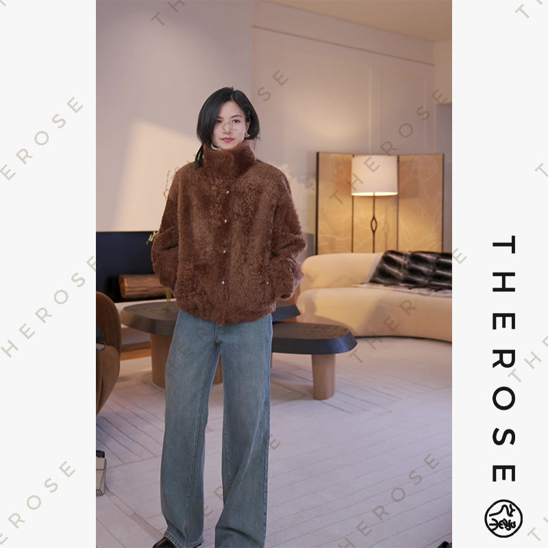 之柔【西西里记忆】西班牙进口泰迪拉贡LACON皮毛一体奢华气质外套