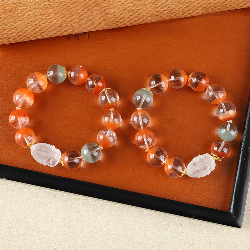 【子丹晶缘】18K红兔毛手串（多样性发/发一条）C5-340