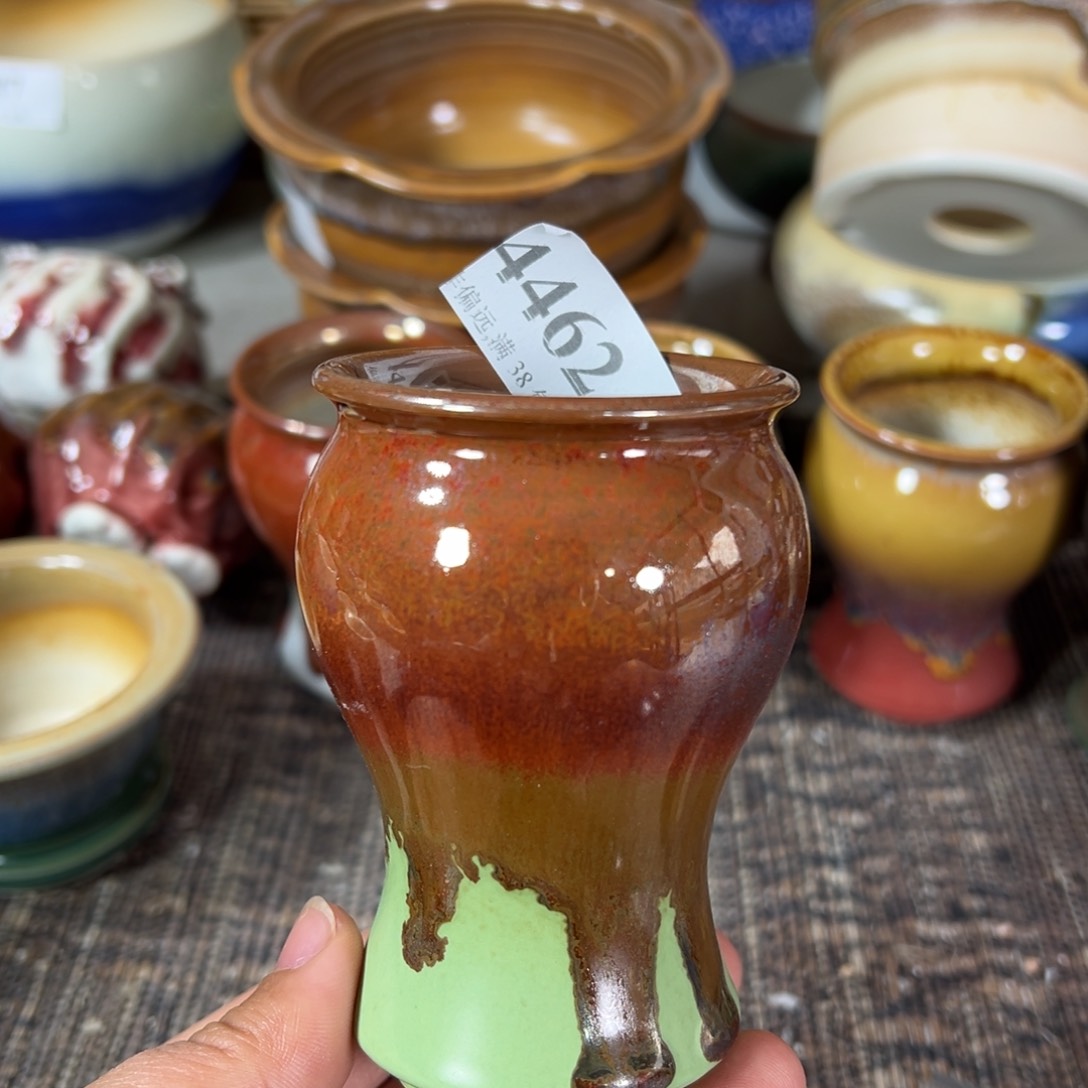 红陶景德镇手工花盆