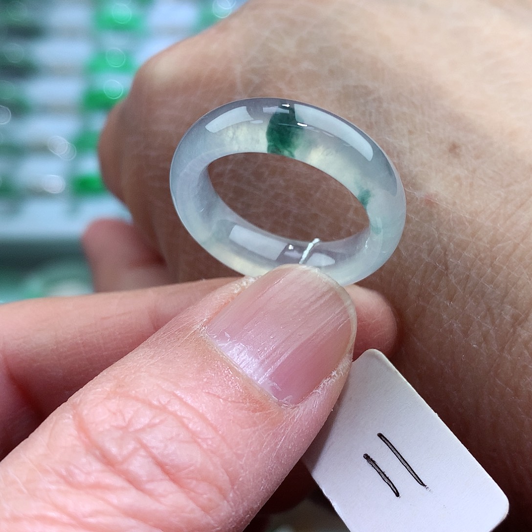 未镶嵌戒指翡翠11号