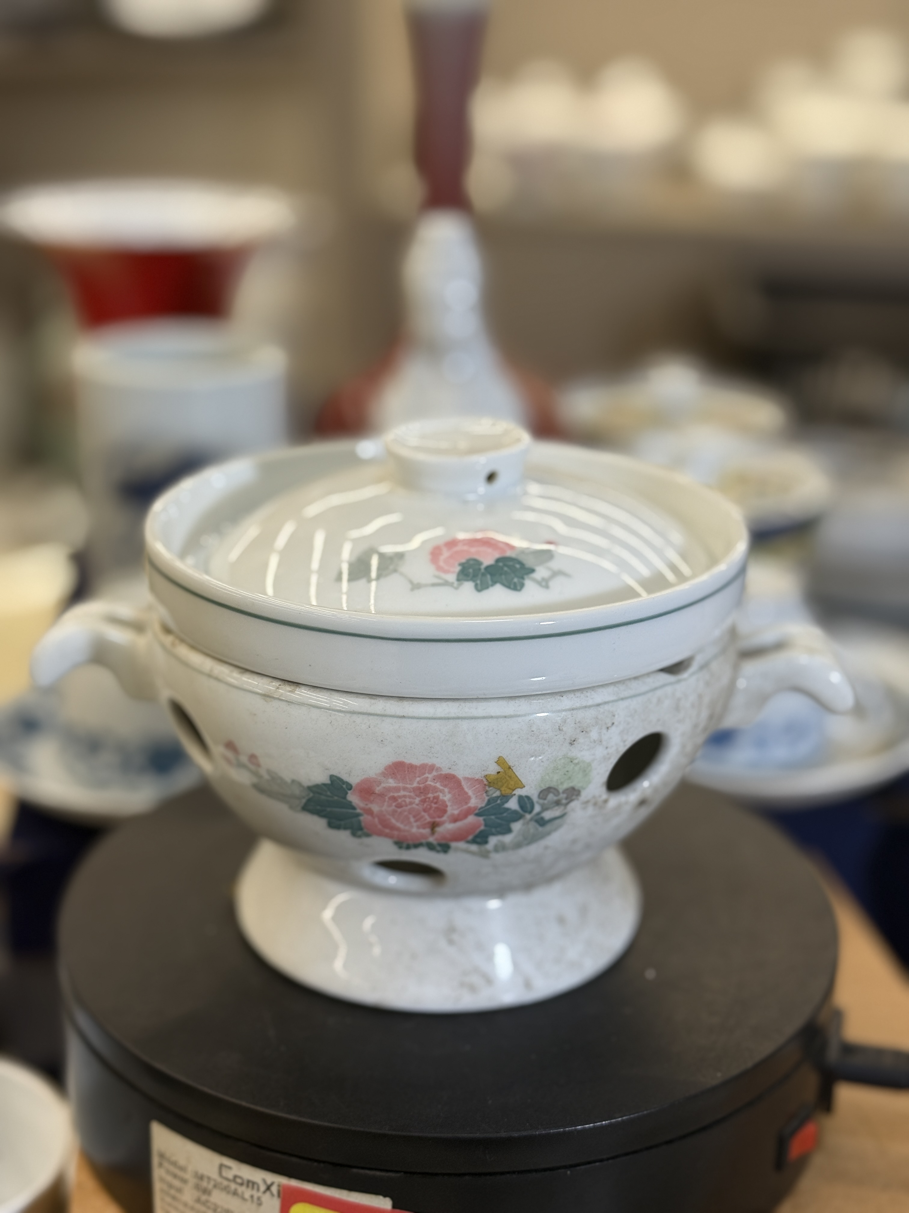 醴陵釉下手绘  盘