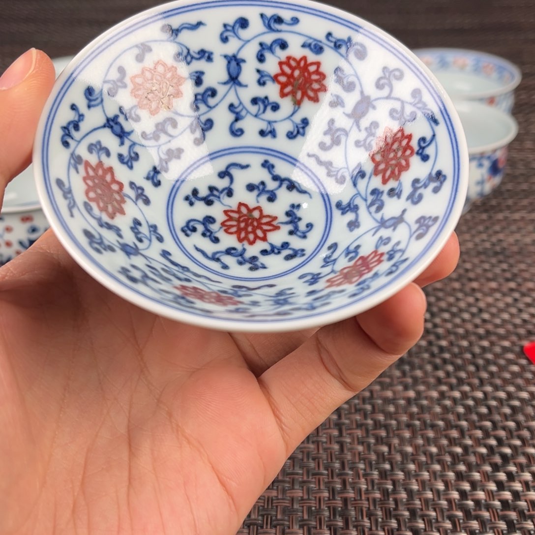 瓷片景德镇陶瓷杯子