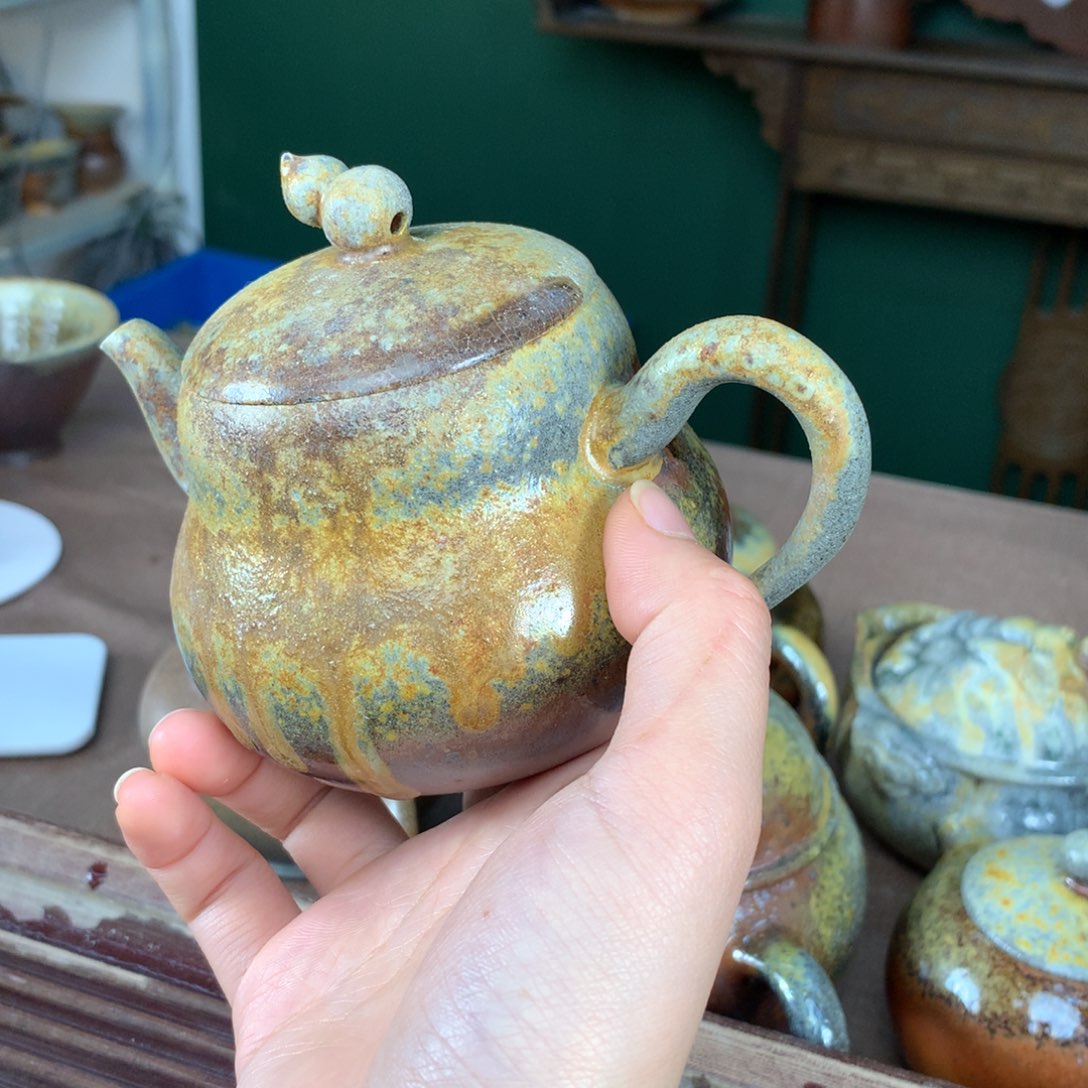 紫砂茶壶纯自然柴烧