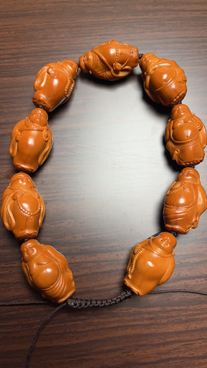 站立佛橄榄核手串