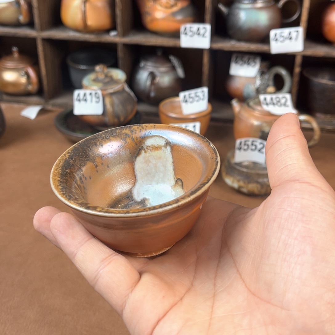 杯柴烧茶器主人杯