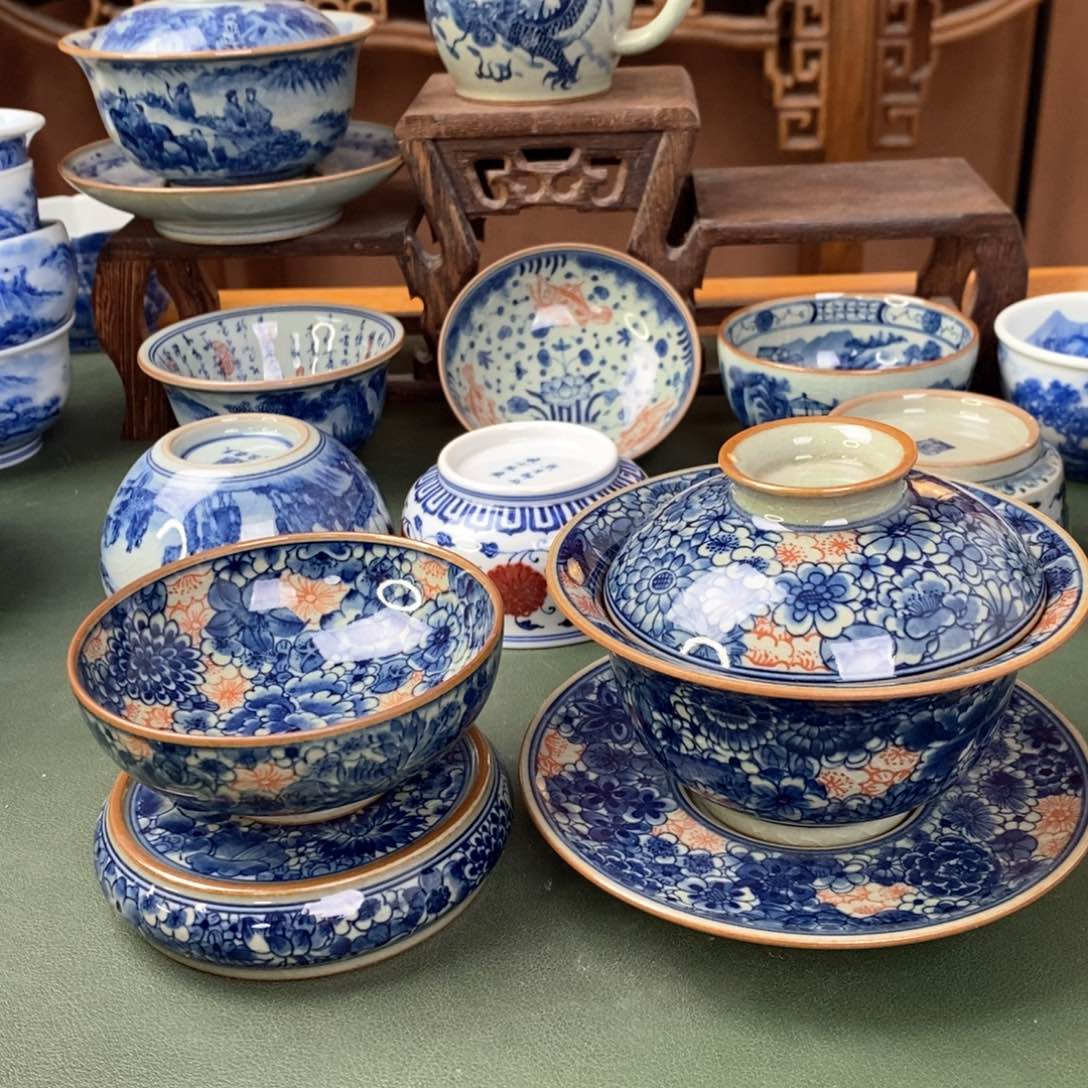 杯娄*景德镇陶瓷手工手绘