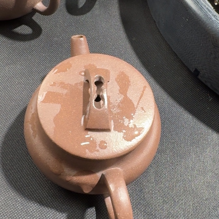 紫砂茶壶紫泥汉瓦150cc无添加