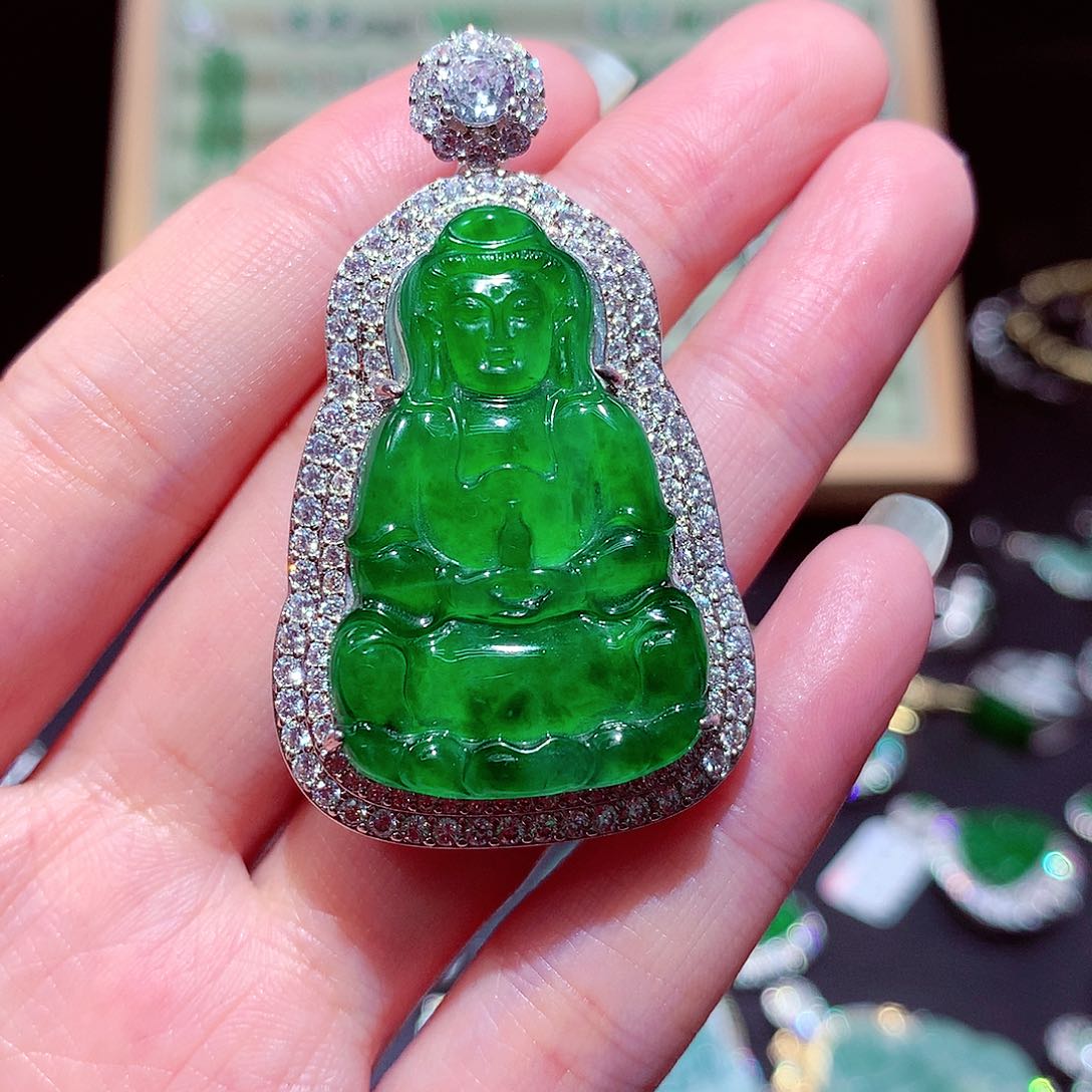 【闪购商品】翡翠吊坠(不含链)未镶嵌