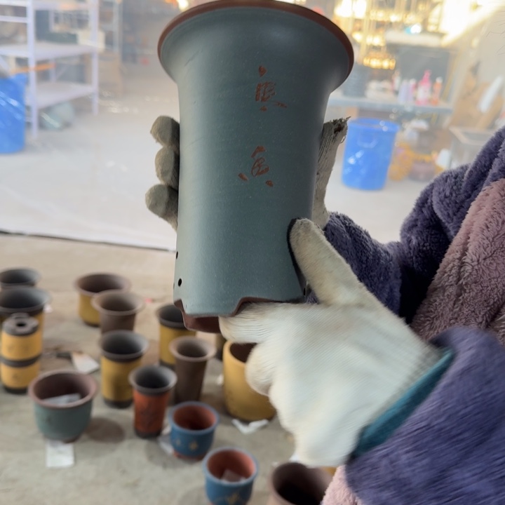 紫砂花盆紫砂花盆口径15/20