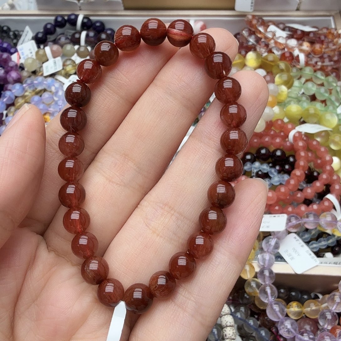 未镶嵌水晶珠宝半成品红兔毛全拉丝