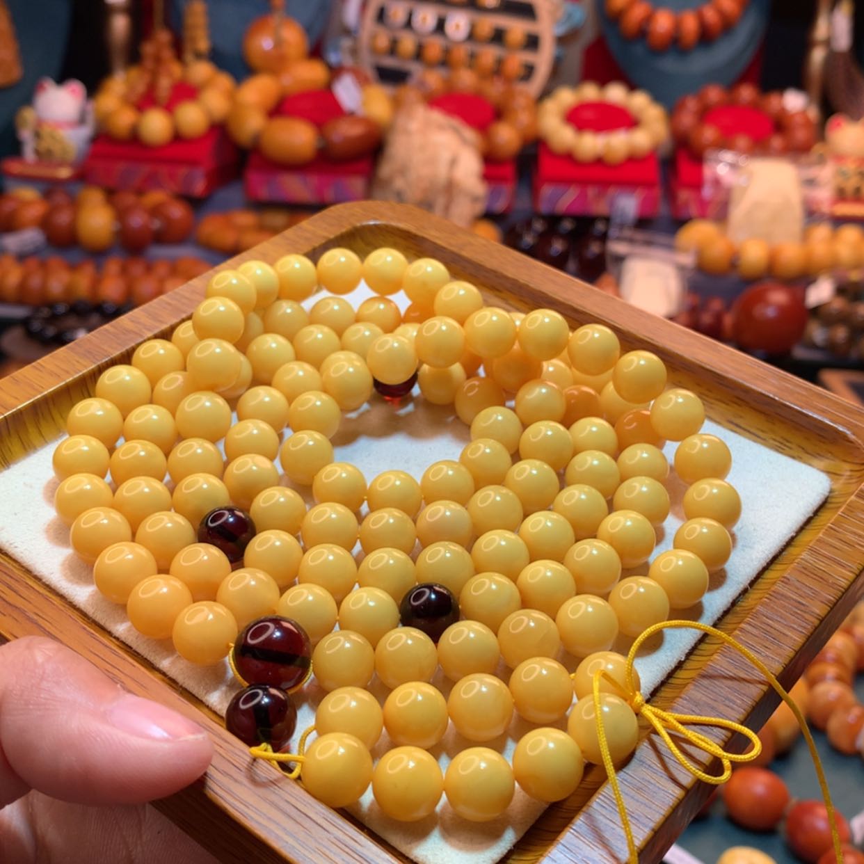 【闪购商品】蜜蜡手链未镶嵌蜜蜡手链