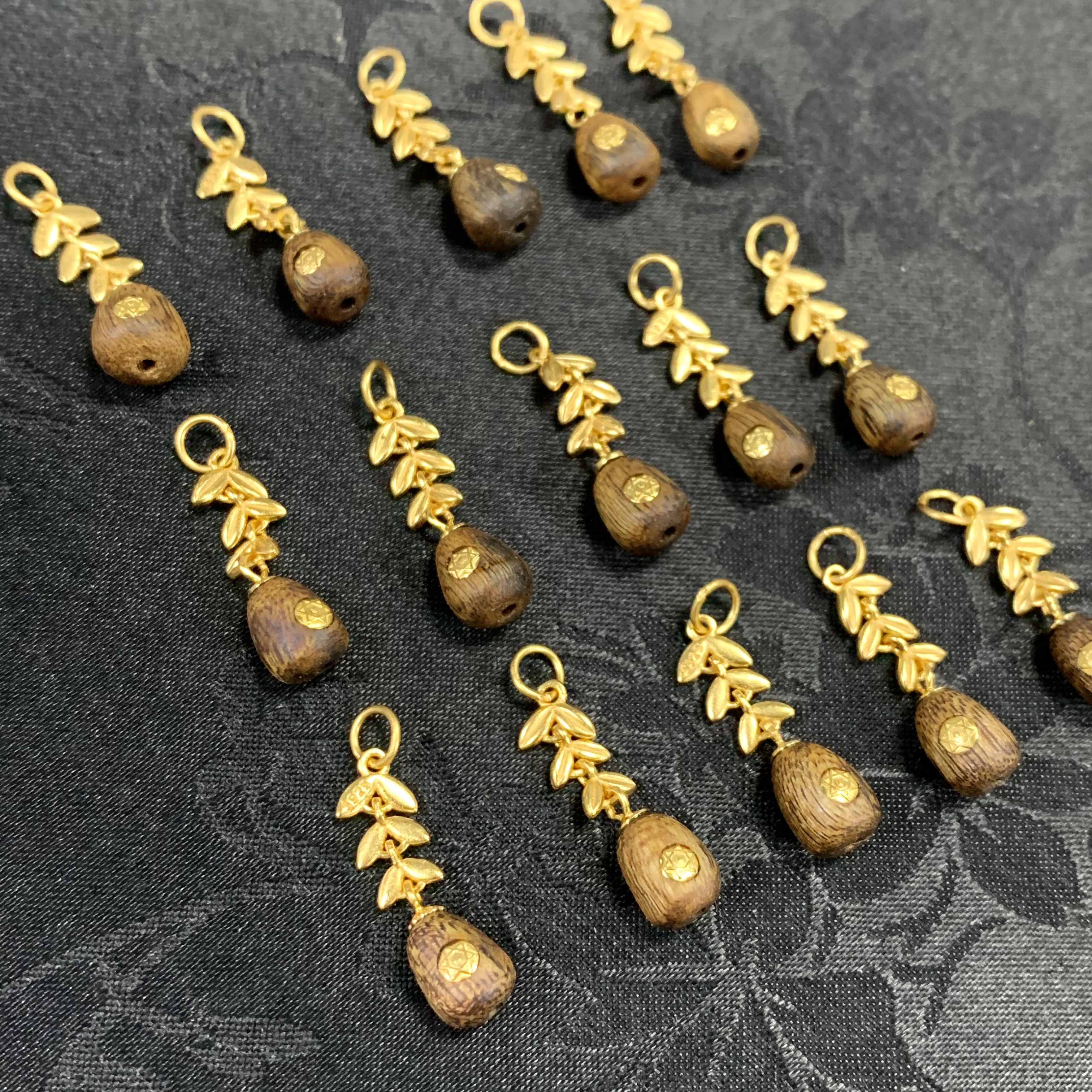 吊坠925银 「戴琴珠宝」DQ5076-银麦穗提溜（多样性发其一）