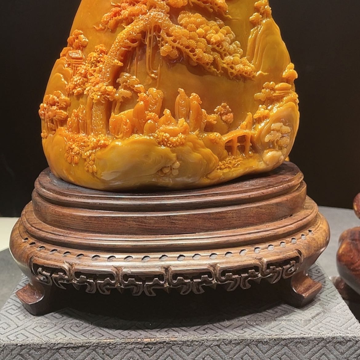 【闪购商品】寿山石抖****好山水画作品欣赏