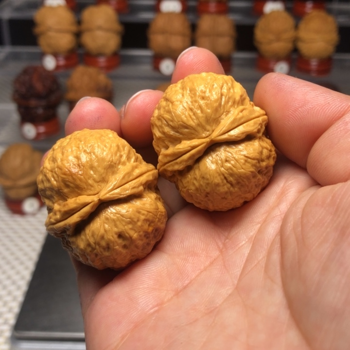 把件文玩核桃5玉面鹦鹉