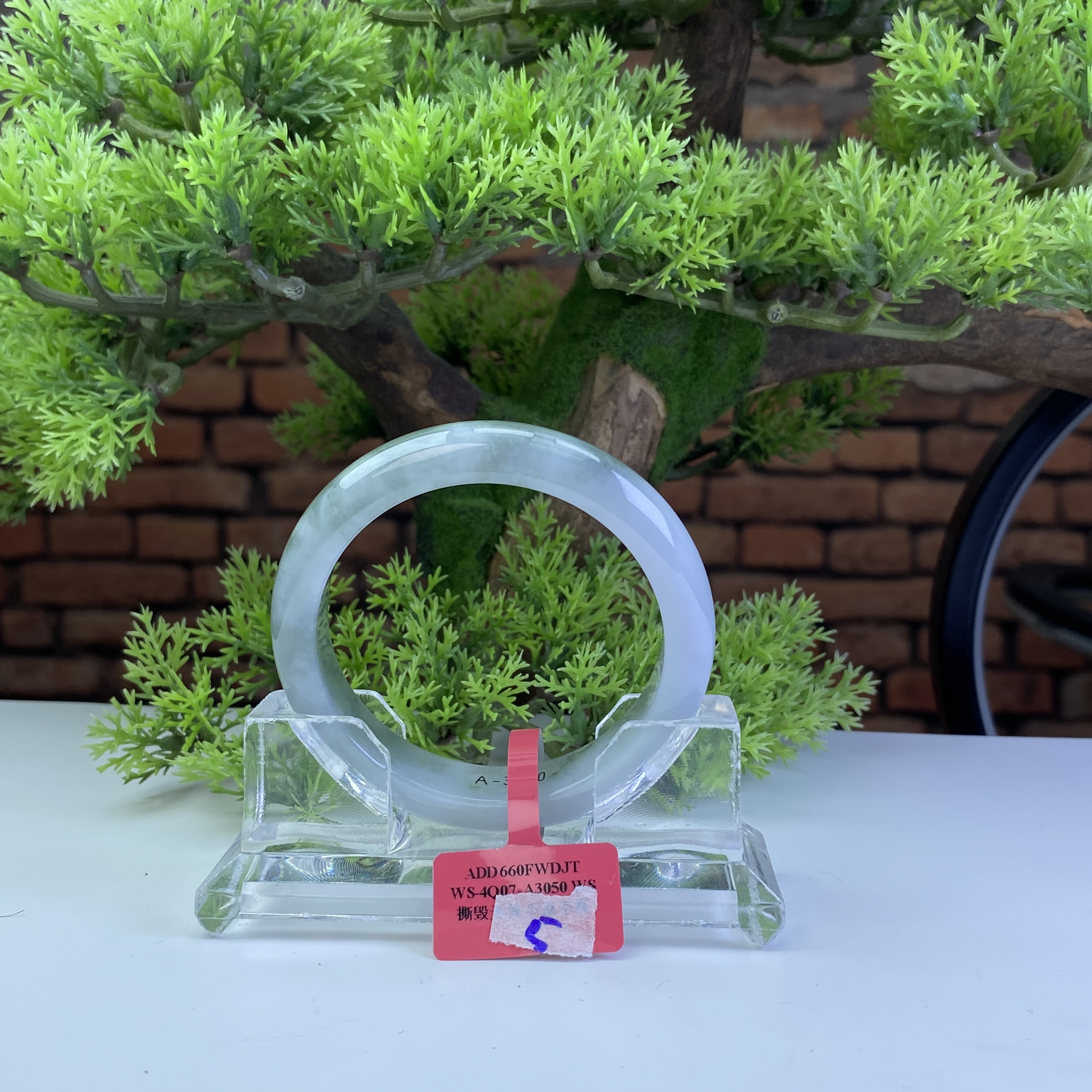 56.9【刀客砍价王】妮妮-天然缅甸A货翡翠手镯 O5