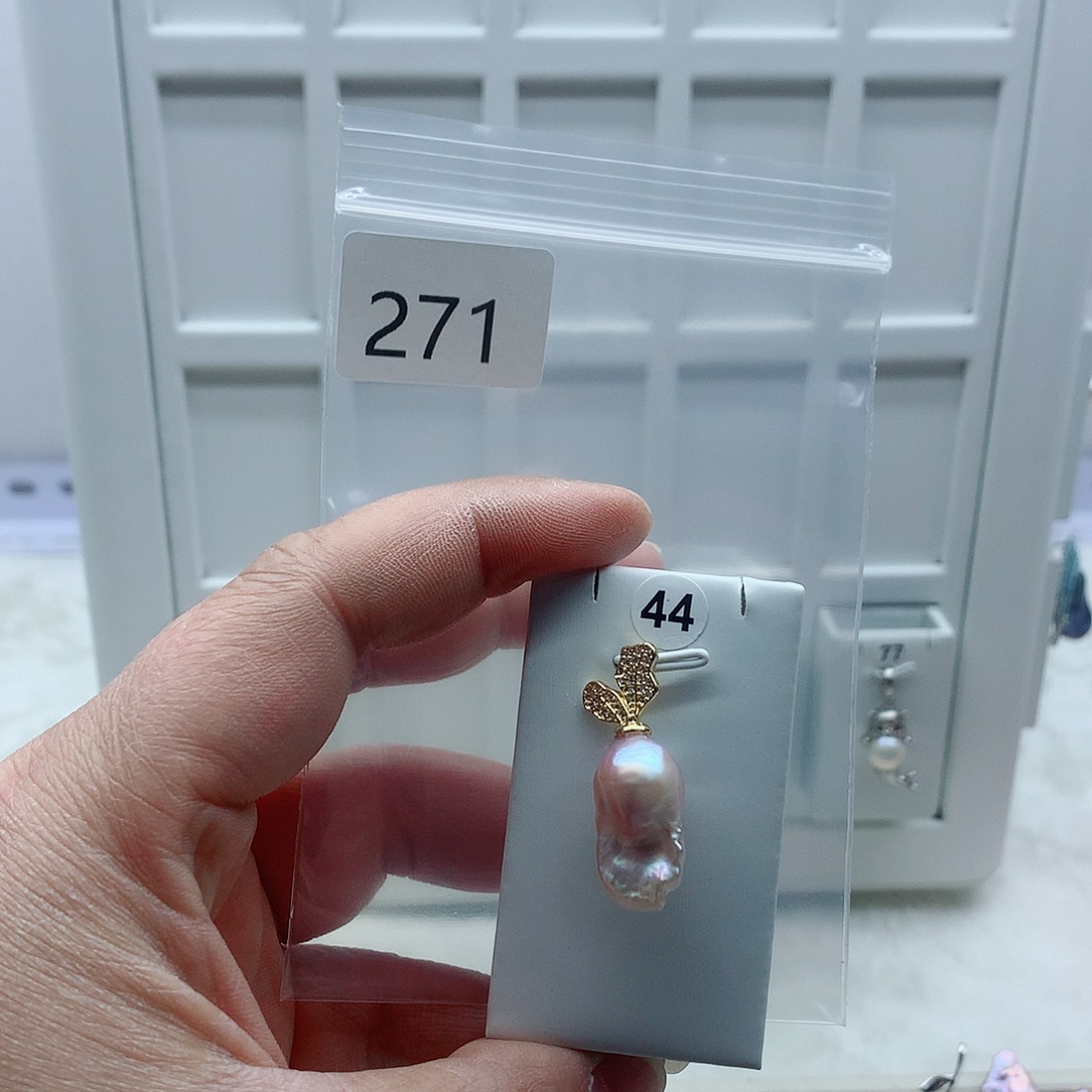 吊坠(不含链)合金淡水珍珠