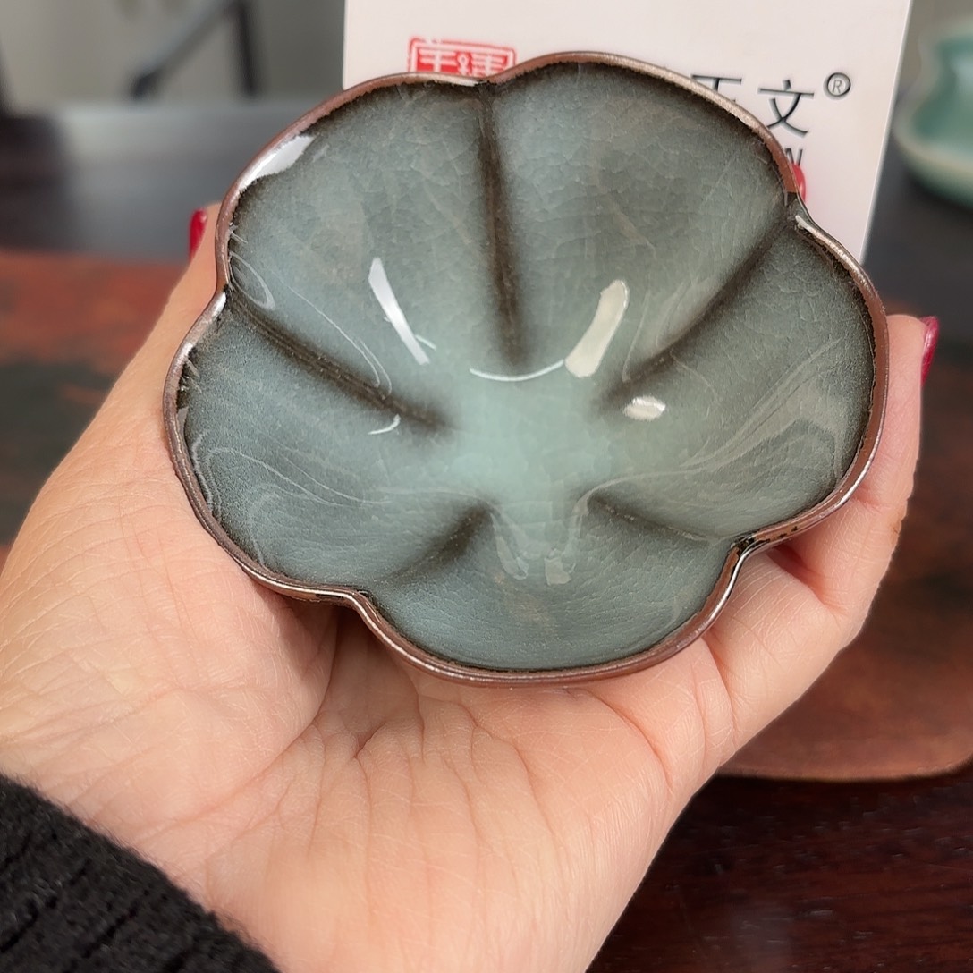 龙泉云间青瓷小米茶器