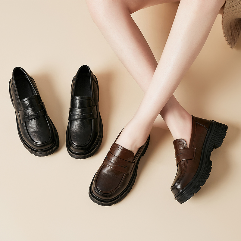 2025春季新款时尚一脚蹬乐福鞋8817