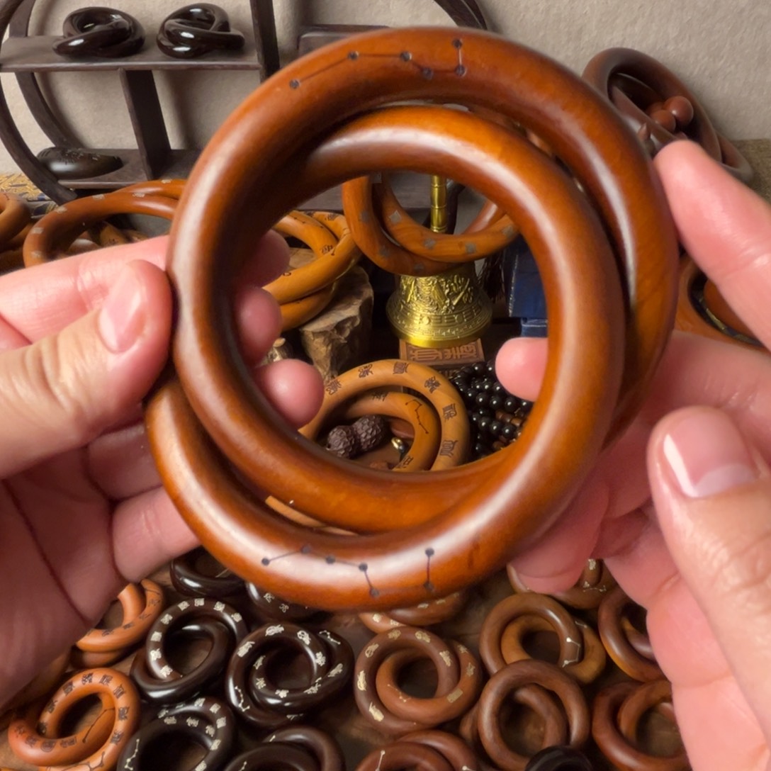 Z***z枣木枣木老料乾坤圈六七星75