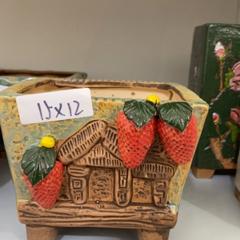 【闪购商品】红陶粗陶花瓶