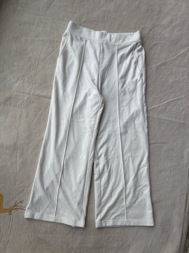 秋冬女阔腿裤舒适高腰时尚休闲宽松百搭纯色垂感法式女裤