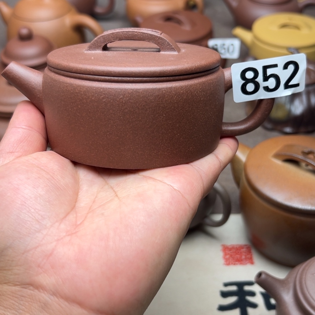 紫砂茶壶紫泥半手工170cc左右